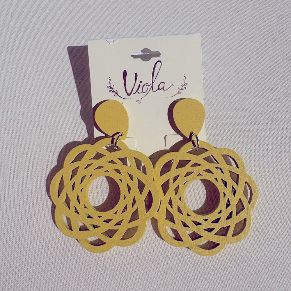 Wooden earrings